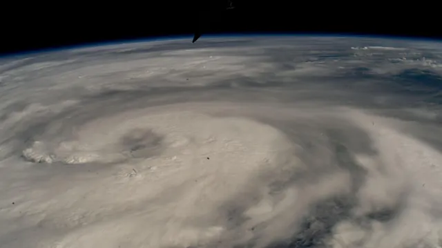 Hurricane Helene seen from the International Space Station